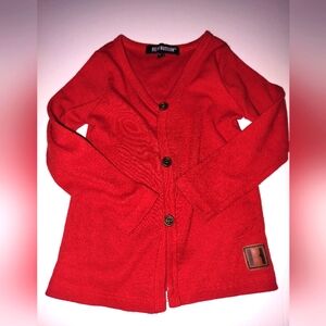 Beau Hudson red cardigan